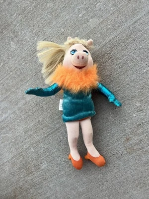 Jim Henson Disney The Muppets FANCY MISS PIGGY 10" Plush STUFFED ANIMAL Toy - Image 1 of 4