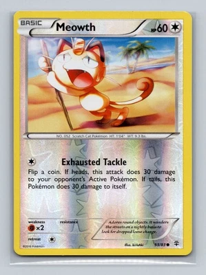 2x Pokemon MEOWTH 53/83 - Generations - 1x Rev Holo & 1x Non Holo LP-NM - Image 1 of 4