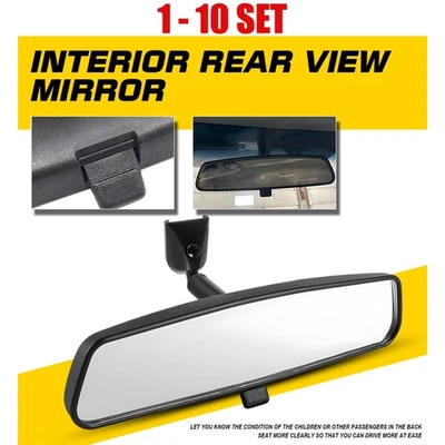 Fit Toyota Tundra 2003-2009 Rear View Mirror Glass 1-10X Wide Angle 87810-0C020 - Image 1 of 4