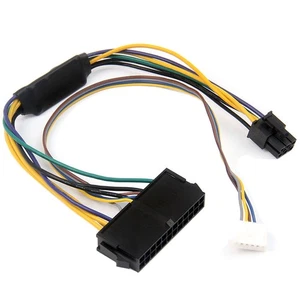 Modulares 30CM Netzteil Kabel ATX 24 Pin 24 Polige Buchse zu 6 Pin 6 Polige7133 - Afbeelding 1 van 6