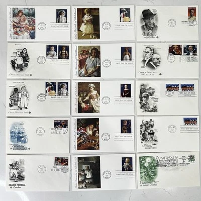 15 First Day of Issue Postal Covers Historic FDC 1996-98 Culture Lot #8 - Image 1 of 4