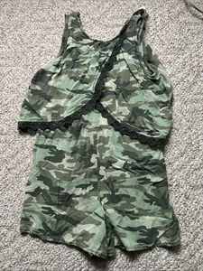 Justice Girls Jumper Size 10 Camo - Picture 1 of 1