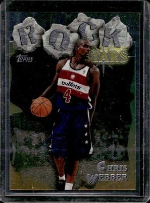 1997-98 Topps Chris Webber Rock Stars #RS3 Wizards - Image 1 of 2