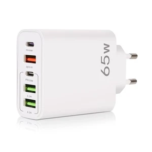 Caricabatterie USB C 65 W 5 porte Caricabatterie USBC con caricatore rapido - Foto 1 di 24