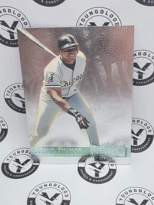 Fleer Metal Universe 1996 edición platino Frank Thomas #40 patio Foto 1 de 2