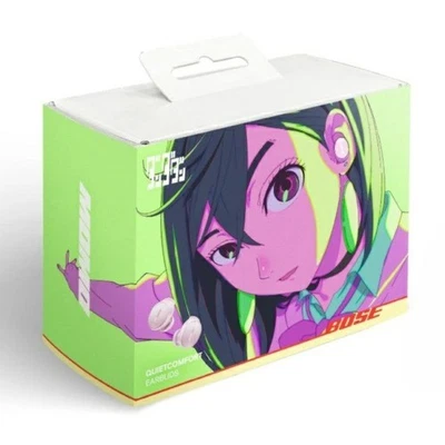 Наушники-пуговки Bose QuietComfort Dandadan Momo ограниченный выпуск лепестковый розовый - Изображение 1 из 4