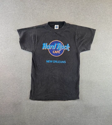 Vintage Hard Rock Cafe T Shirt Adult Small Retro Black New Orleans 90's - Image 1 of 4