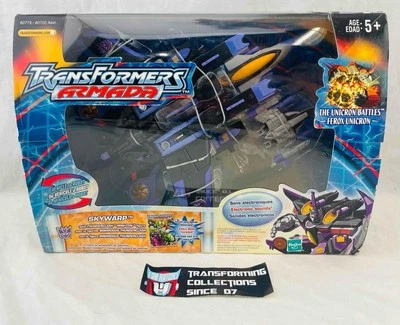 Transformers Armada Voyager Class Skywarp with Mini-Con Thunderclash MISB - Image 1 of 2