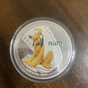 2015 Disney Pluto 1 Oz Fine Silver Coin - Picture 1 of 2