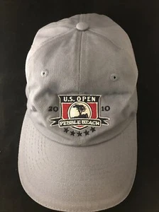 2010 US Open Pebble Beach offizielle USGA Mitglied blau/grau Mütze Kappe neu - Bild 1 von 4