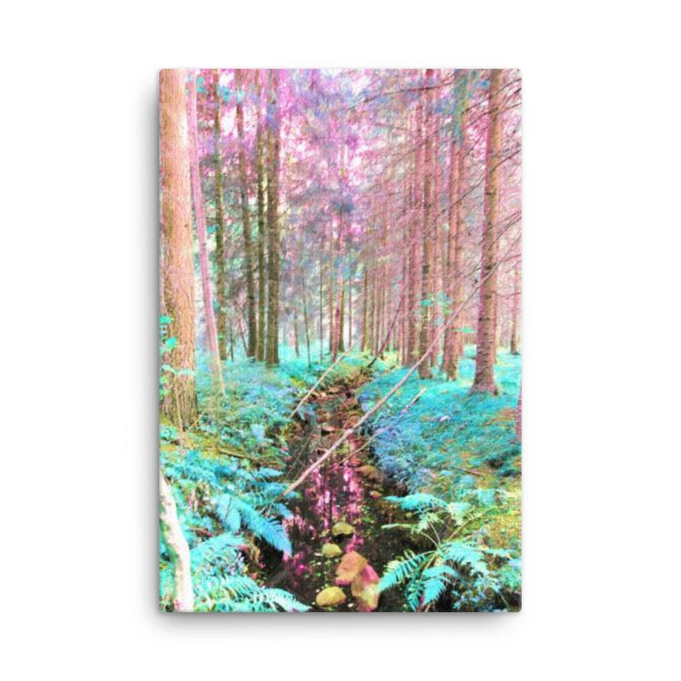 Landscape Forest Large Wall Art Hanging Framed Canvas Home Decor Foto 1 de 1