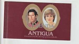 BARBUDA 1981 ROYAL WEDDING BOOKLET OVPT "SOUTH ATLANTIC FUND" COMPLETE UNEXPLODE