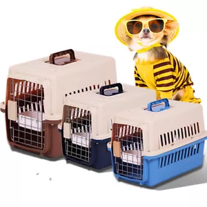 Pet Carrier Portable Tote Crate Case Kennel Travel Carry Bag Airline Approved - Picture 1 of 19