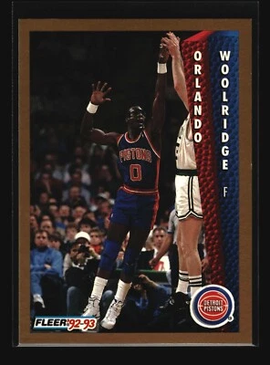 1992-93 Fleer #71 Orlando Woolridge (NM)(BSK) - Image 1 of 2