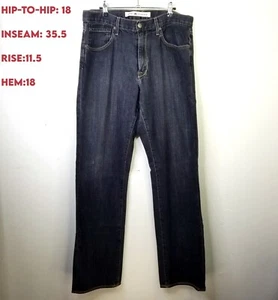 Agave Waterman 36x35 Relaxed Fit Straight Leg Black Made In California, USA 7509 - Picture 1 of 13