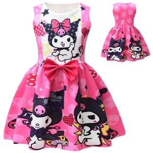 NEW Kuromi* Princess Dress Girl Bow Tank Dress boutique Twirl Dresses Party Pink - Picture 1 of 10