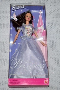 2000 Mattel Barbie Princess Brunette Lavender Purple Dress Doll #28266 NOS ~CCA2 - Picture 1 of 8