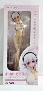 Super Sonico Swimsuit Gravure White Ver. (1/6 Scale Painted Pvc) from Japan - Picture 1 of 4
