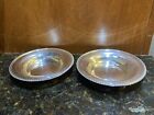 STATELY VINTAGE POOLE SILVER CO. SILVER PLATED ROUND BOWLS EPNS 2003 6.38 Inches