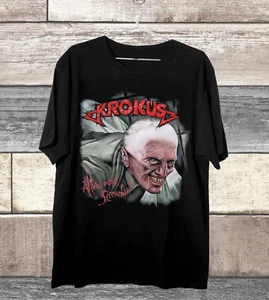 Krokus Band Alive And Screamin Baumwolle schwarz alle Größen für Herren Hemd C196 - Bild 1 von 5