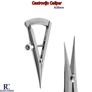 Chirurgischer Castroviejo ophthalmologischer Bremssattel Castroviejo Bremssattel 20 mm Augenlidchirurgie - Bild 1 von 5