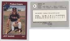 1989 Grand Slam Midland Angels Jeff Barns #5