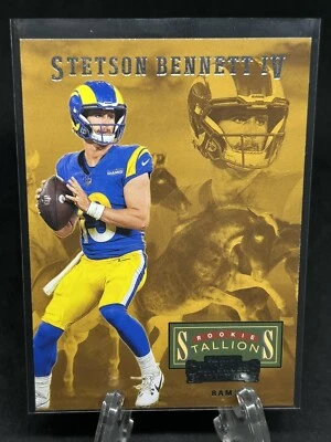 Stetson Bennett IV 2023 Panini Contenders Rookie Stallions #4 Los Angeles Rams - Image 1 of 2