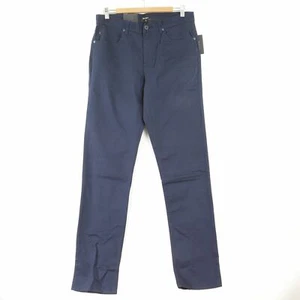DKNY Herren Belford Slim-Straight Leg Santeen Hose, 40x32, Navy Blazer - Bild 1 von 4