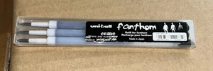 Paquete de 3 recambios Fanthom Uni-Ball Borse. Plumín de 0,7 mm. 1 rojo. 1 negro. Nuevo sin abrir. - Imagen 1 de 1