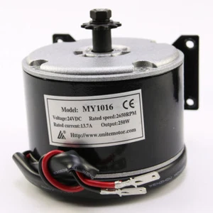 24V 250W Brush Electric Motor for Scooter Go kart Bicycle E-BIKE E300 - Picture 1 of 4