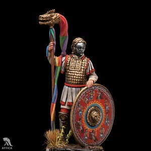Roman Cavalryman Draconarius 54mm Painted Miniature Toy Soldier Pre-Sale | Art - Picture 1 of 6