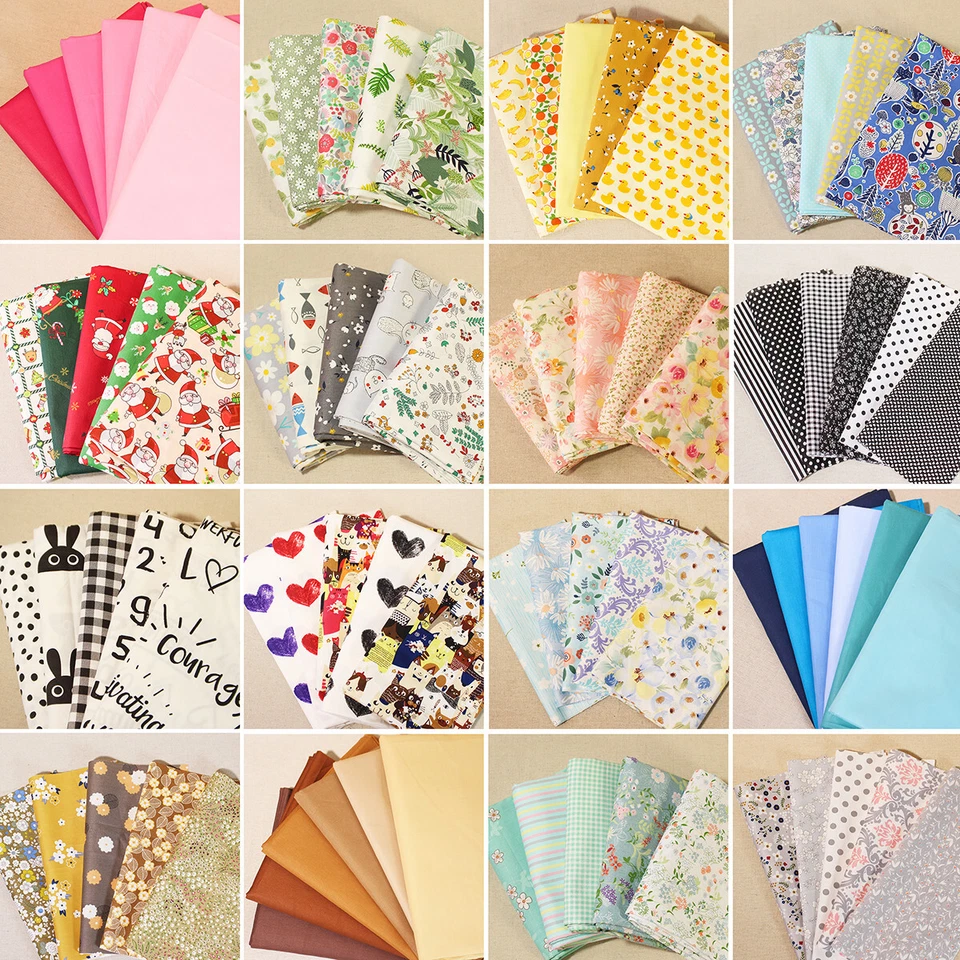 New 42 Options Cotton Fabric Quilt Charm 10" Squares Sewing DIY Craft - Image 1 of 1