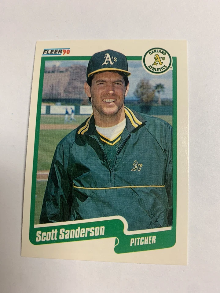1990 Fleer Update Scott Sanderson Oakland A's - Image 1 of 1