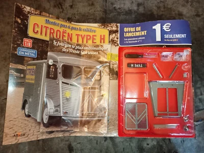Fascicule & Pièces Numero 1 Citroën Modèle type H Utilitaire - Collection Altaya - Photo 1/3