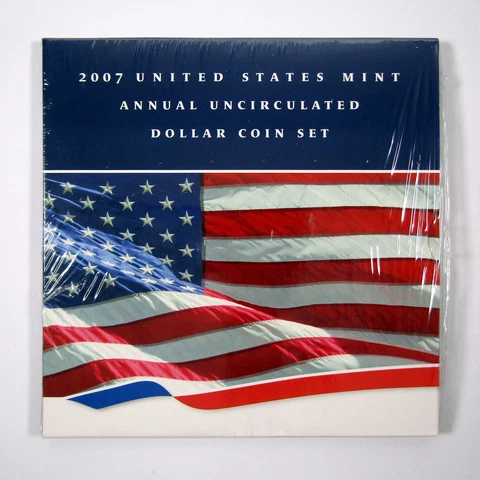 2007 Annual Uncirculated Dollar 6 Piece Set COA SKU:CPC3647 Cover