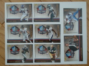 2018 Panini Football Hall of Fame CHOICE Moss Owens Urlacher Brazile Mint