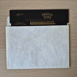 ✅ THRILL TIME ⭐ 1 Diskette ⭐ Commodore C64 / C128 ⚡️ - Afbeelding 1 van 1
