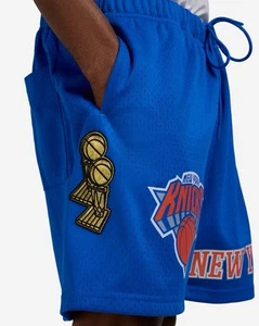 Pantaloncini a rete Pro Standard New York Knicks Logo Championship - TAGLIA SMALL - Foto 1 di 3