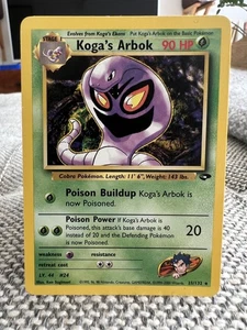 Koga's Arbok Gym Challenge 25/132 Near Mint Rare Non Holo Pokemon Card 2000 - Picture 1 of 2