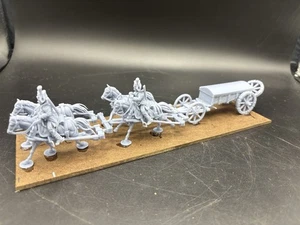 40mm, 3D Printed, Napoleonic, Spanish Limber, W/ Ammo Cart, Black Powder - Picture 1 of 14