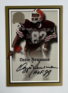 2000 Fleer Greats of the Game Ozzie Newsome Auto AR122 - Bild 1 von 2