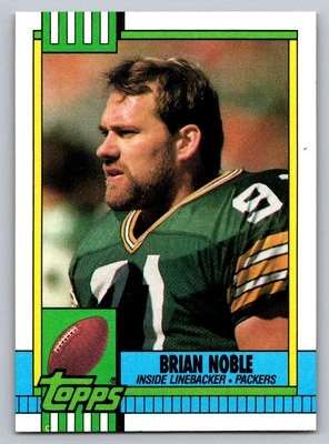 1990 Topps #151 Brian Noble Green Bay Packers - Image 1 of 2