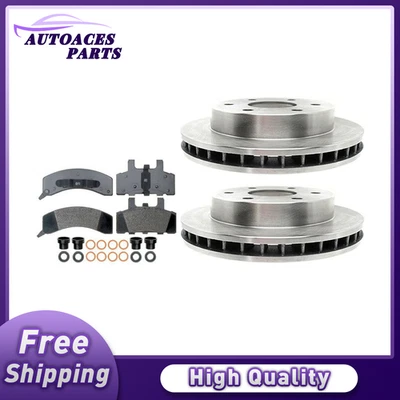 Kit de frenos delanteros para 88-98 Chevy GMC k1500 6 pastillas y rotores camioneta Suburban Foto 1 de 4