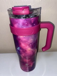 Hydraflow 40 Unzen doppelwandiger Edelstahlbecher mit Griff ohne Strohhalm - Bild 1 von 6