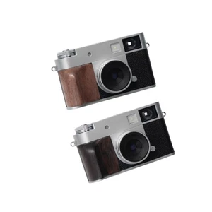 Wooden Grip Handle Camera Grip For Fujifilm XHalf Black Sandalwood Wood Walnut7r - Picture 1 of 16