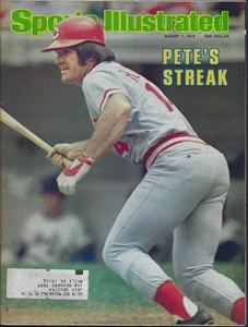 August 1978 Sports Illustrated Pete Rose Cincinnati Reds Bill Lee Boston Red Sox - Picture 1 of 3