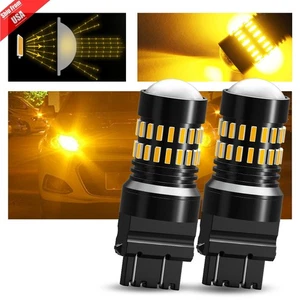 3157 3156 48-SMD LED intermitente delantero ámbar Canbus para Nissan Máxima 2009-2014 - Imagen 1 de 21