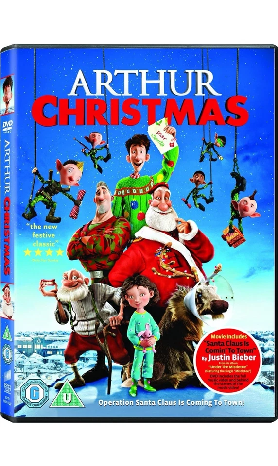 Arthur Christmas DVD Children's & Family (2012) Abigail Breslin Amazing Value - Image 1 of 1