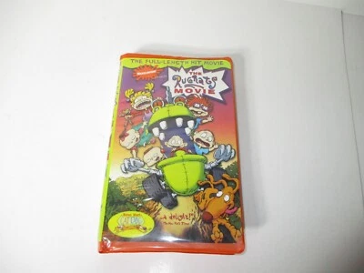 The Rugrats Movie (VHS, 1998) Orange Nickelodeon Tape ~ Vintage Clamshell Box - Image 1 of 4