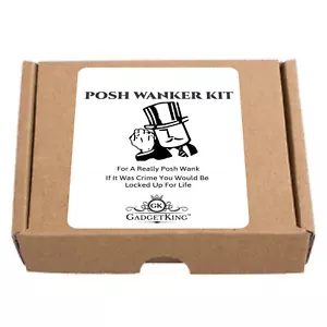 Posh Wanker Wank Sock Gift Ideal Present for Him Husband Boyfriend Men Funny - Picture 1 of 12
